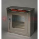 Alarmed AED Wall Cabinet Stainless Steel Surface Mount w/ AED Signs